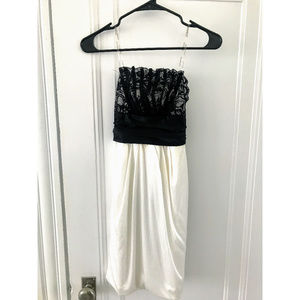 City Triangles Black and White Cocktail Dress - Sm